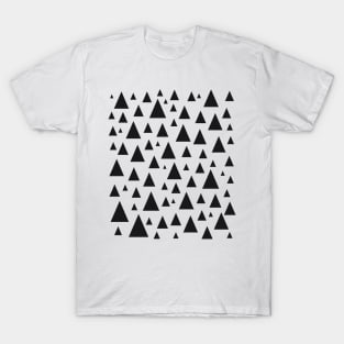 Monochrome Triangle Polka Dot T-Shirt